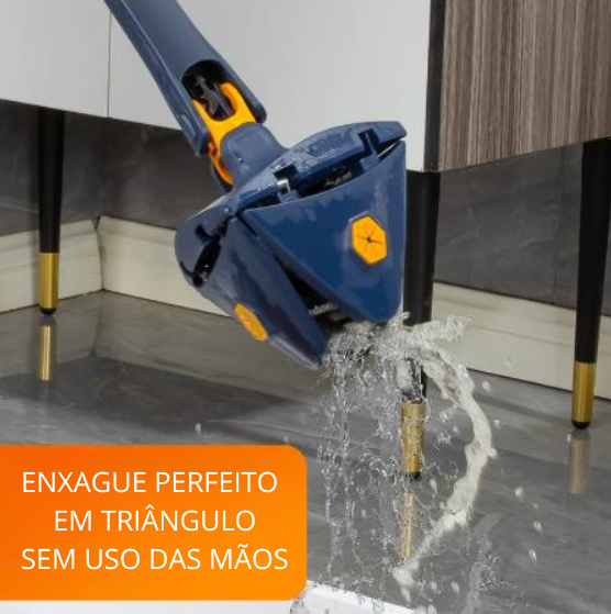 Esfregão De Limpeza Ajustável Mop 360