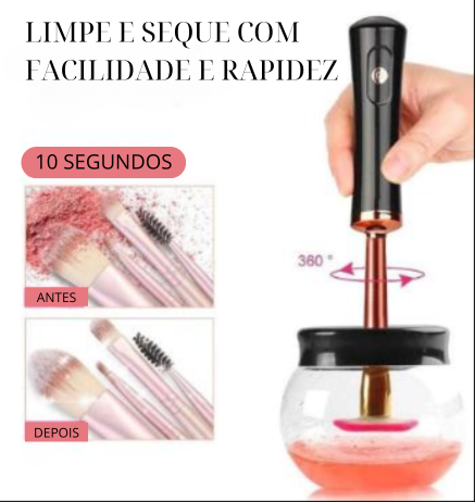 Limpador De Pincel De Maquiagem Elétrico