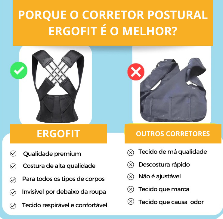 Corretor Postural  ErgoFit Slin