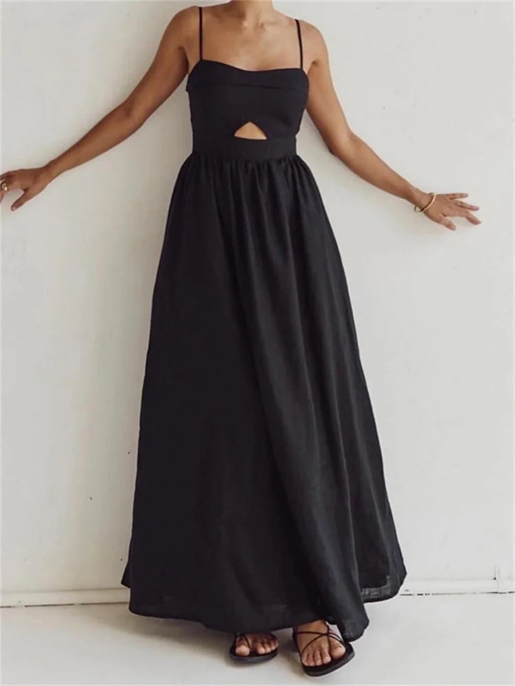 Vestido Longo de Alcinha Deusa Black