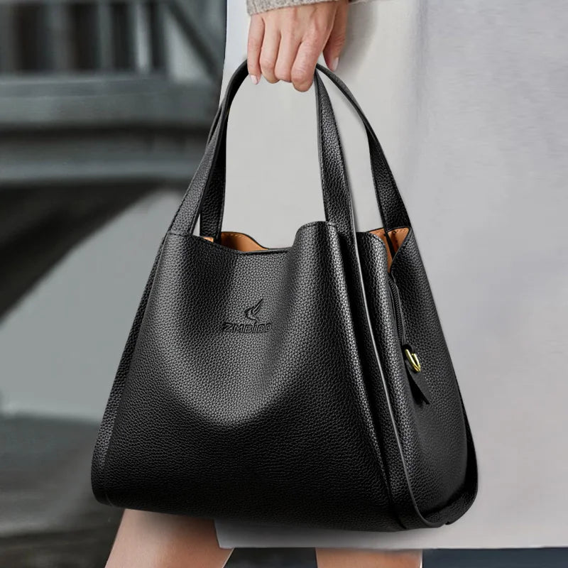 Bolsa Feminina de Couro Genuíno  Elegance