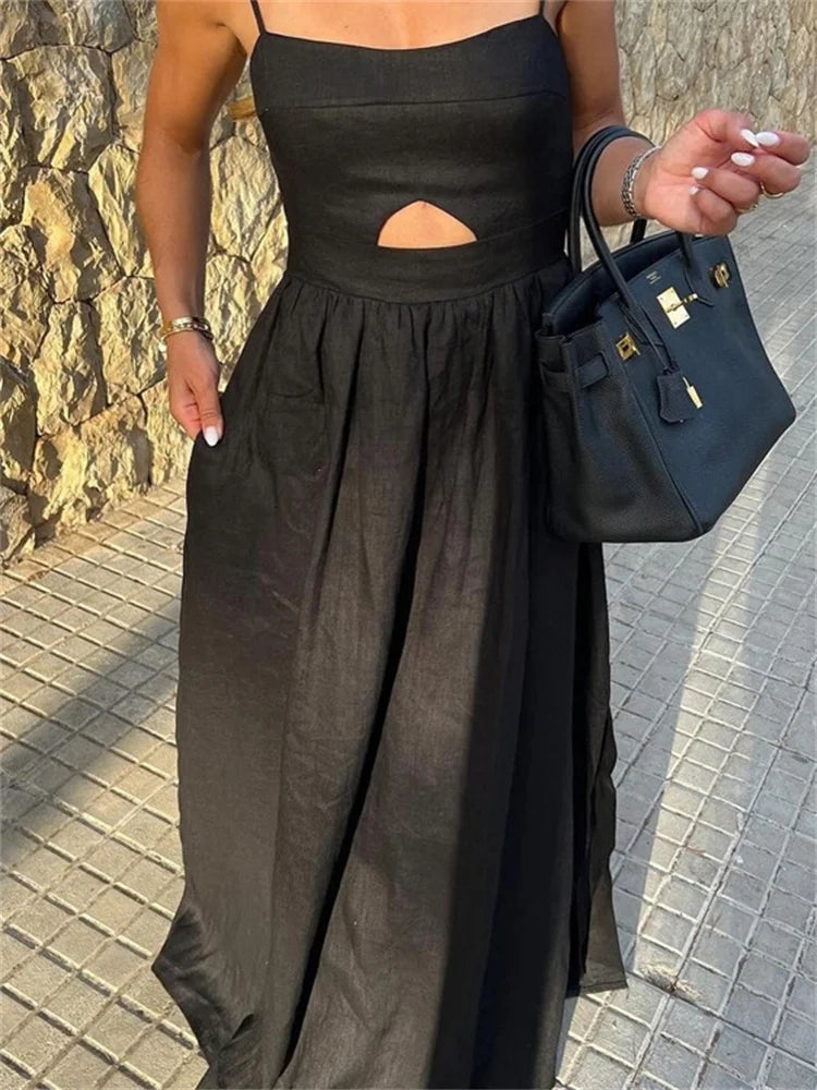 Vestido Longo de Alcinha Deusa Black