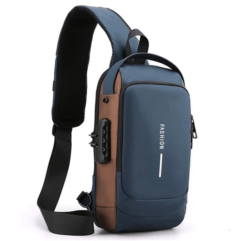 Bolsa Masculina De Ombro Carregamento USB